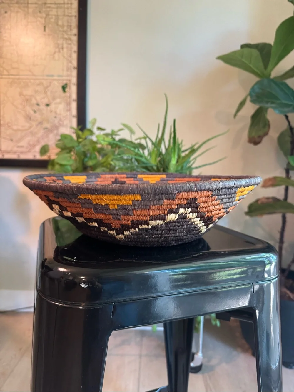 Handwoven Basket Bowl